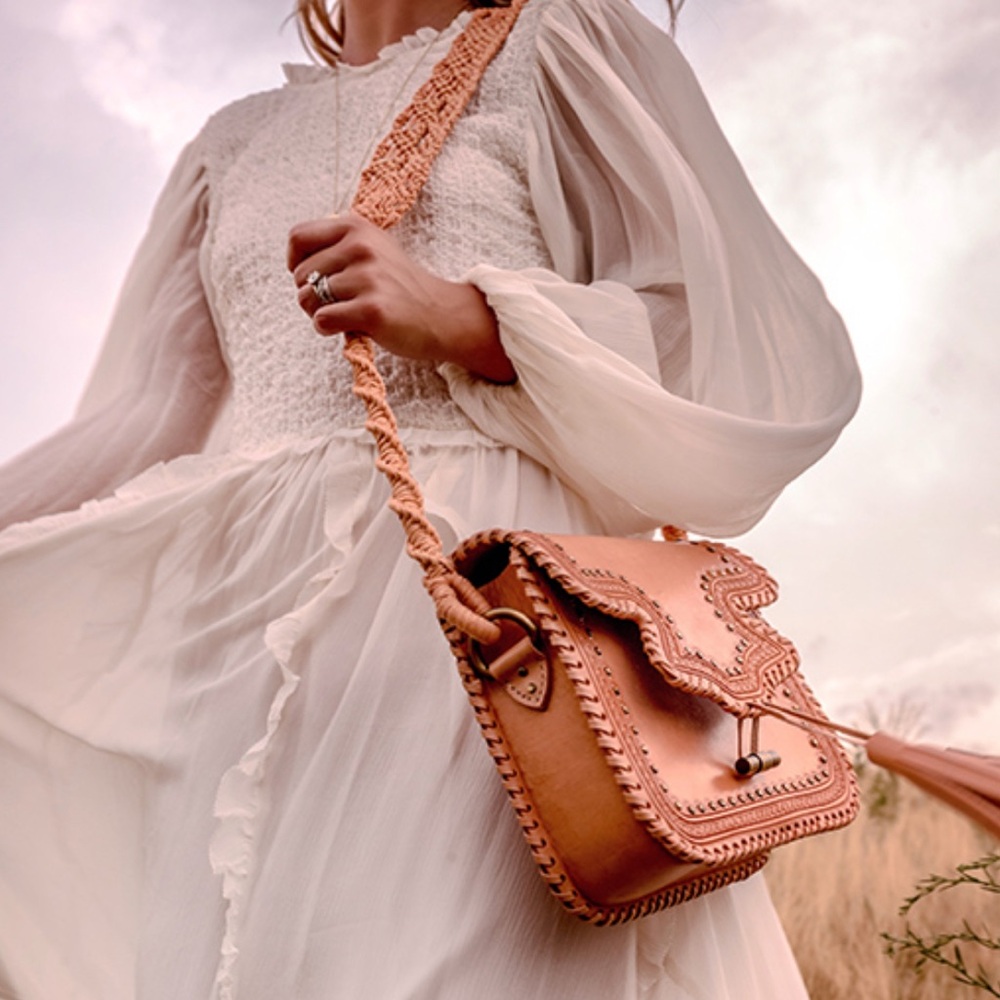 Brown Leather Crossbody Bag